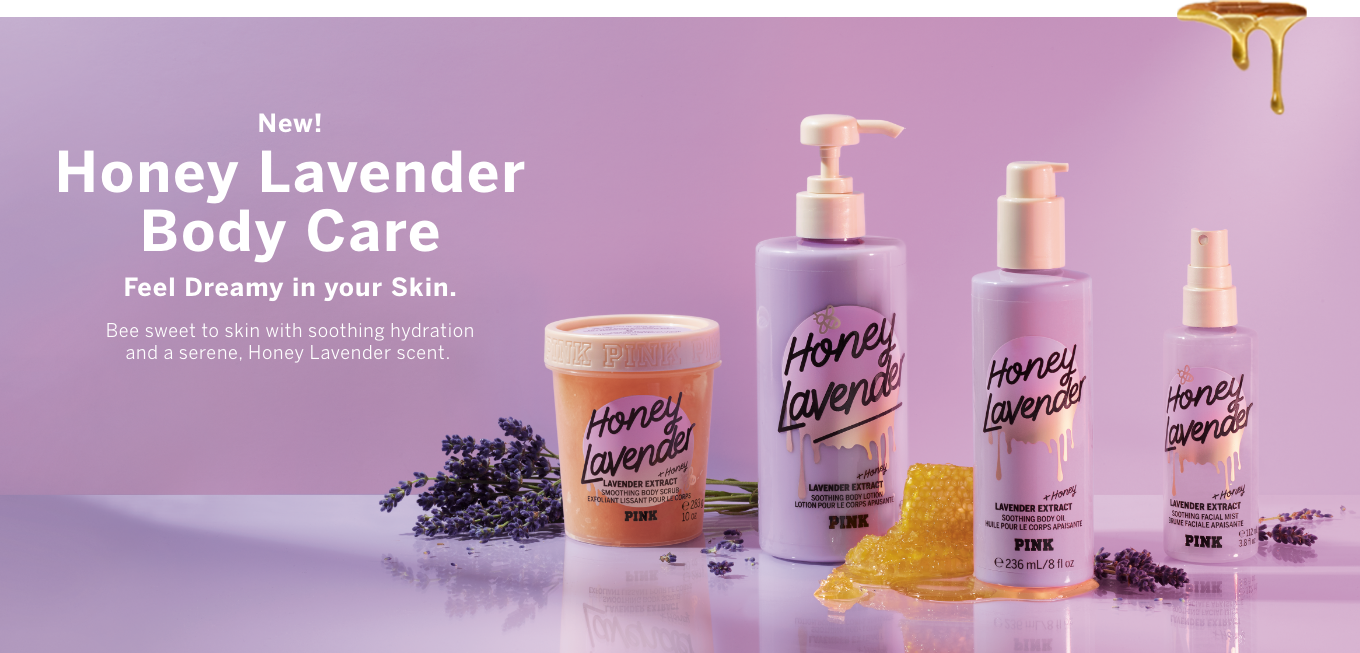 Honey & Honey Lavender Body Care PLP banner